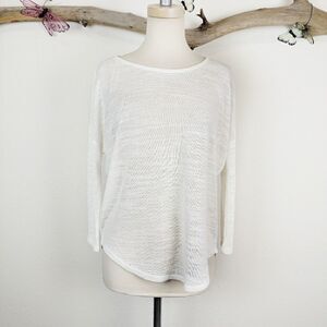 Olive & oak lightweight burnout sweater